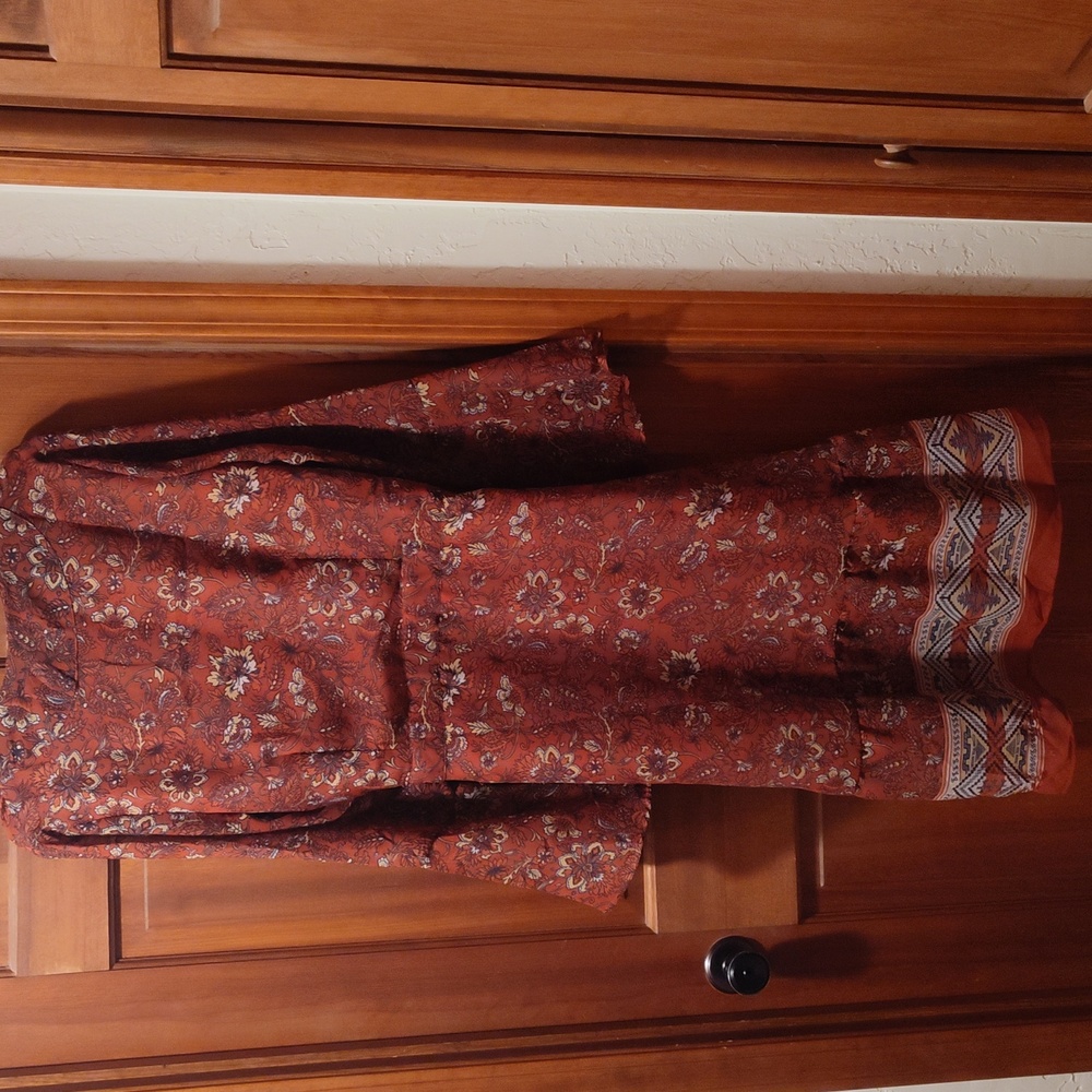 Roper Western Wrap Dress-xl - Picture 4 of 4
